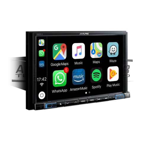 Alpine Advanced Navi Station X803D-U user manual