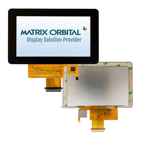 Matrix Orbital MOP-TFT480272-43G-BLM-TPC User manual
