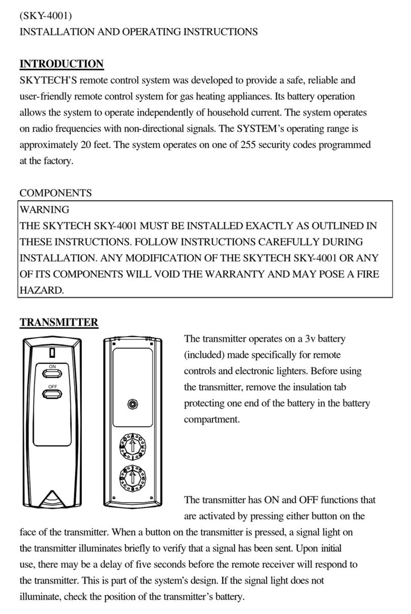 Skytech SKY-4001 User manual
