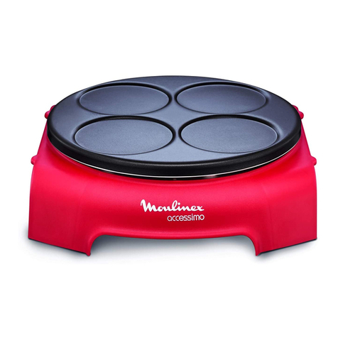 Moulinex CREP PARTY PY313500 User manual