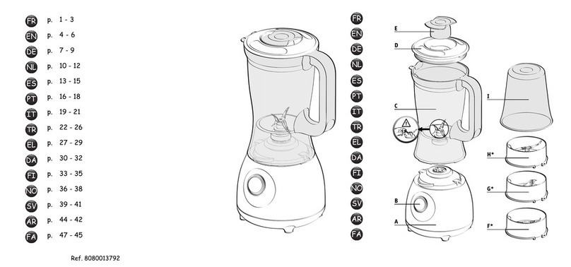 Moulinex LM2221BM User manual