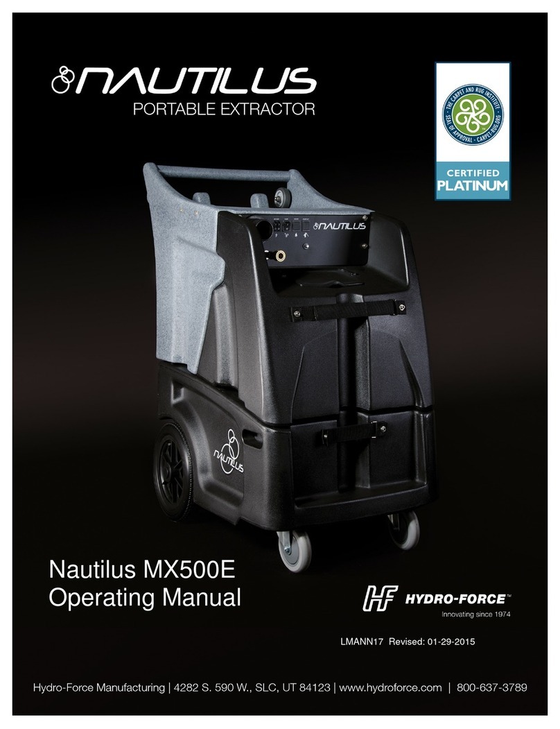 Hydro-Force Nautilus MX500E operating manual