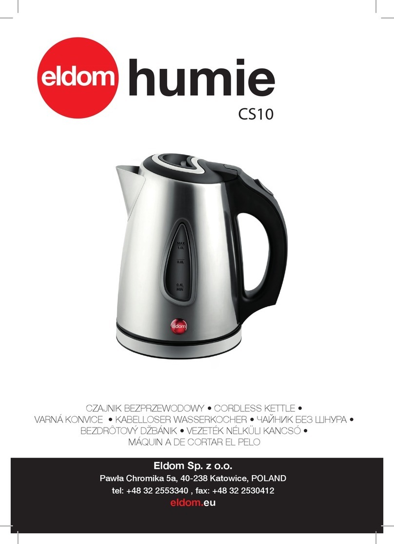 Eldom humie CS10 User manual Eldom humie CS10 User manual