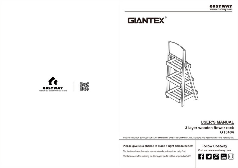 Costway GT3434 user manual