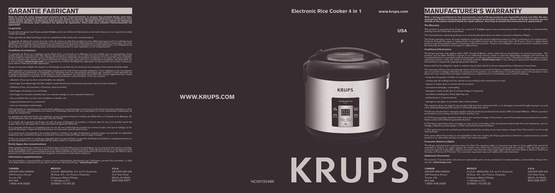 Krups RK701150 manual