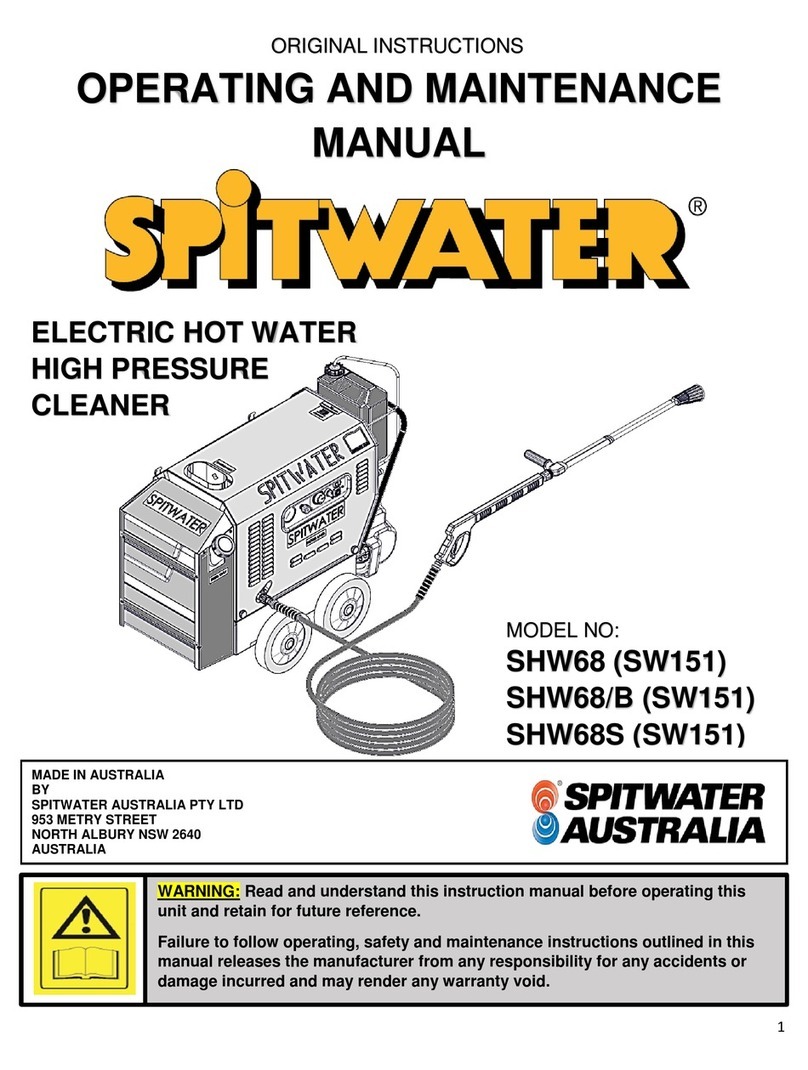 Spitwater SHW68 User manual