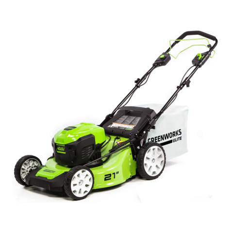 GreenWorks Elite M-210-SP-T User manual
