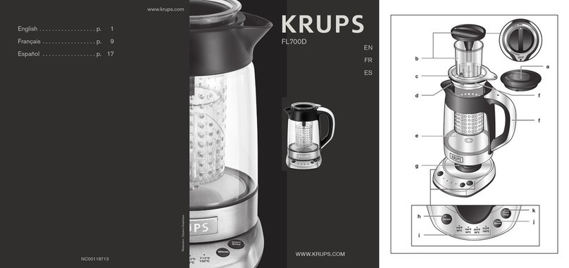 Krups FL700D50 manual