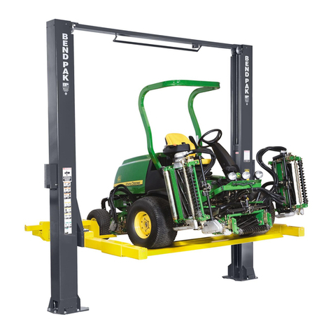 Bend-Pak XPR-7TR User manual