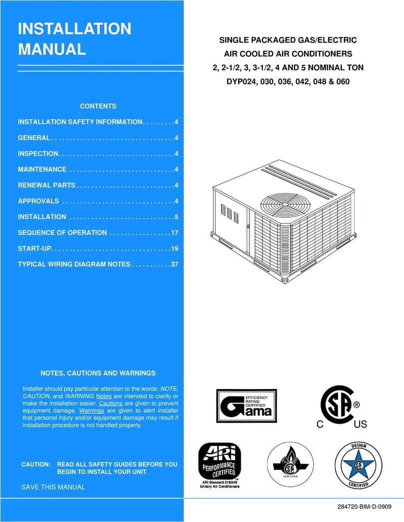York DYP024 User manual