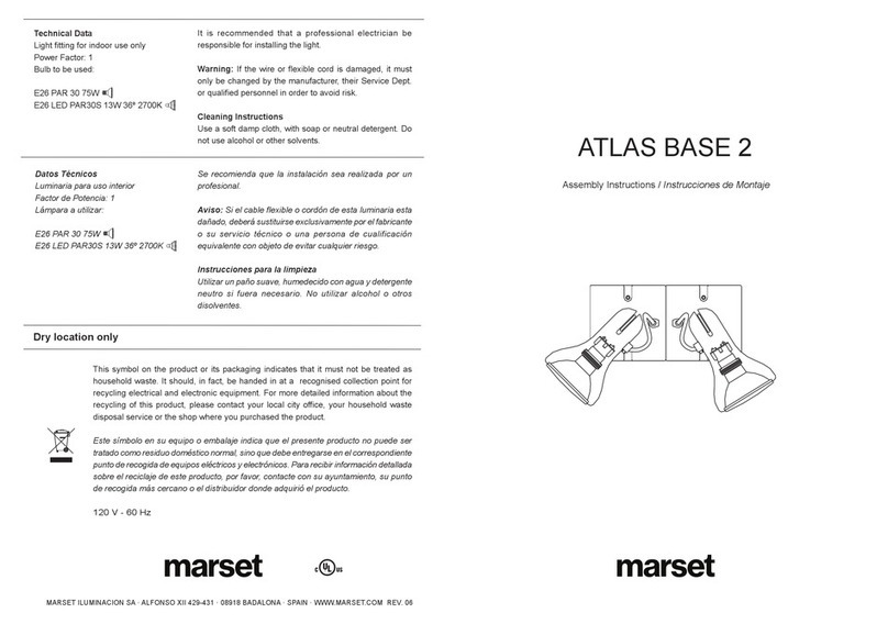 marset ATLAS BASE 2 User manual