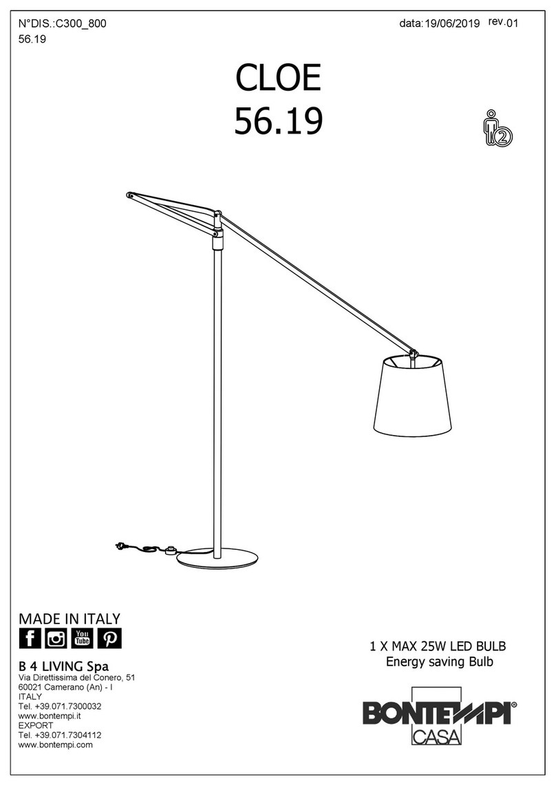 Bontempi Casa CLOE 56.19 Assembly instructions Bontempi Casa CLOE 56.19 Assembly instructions