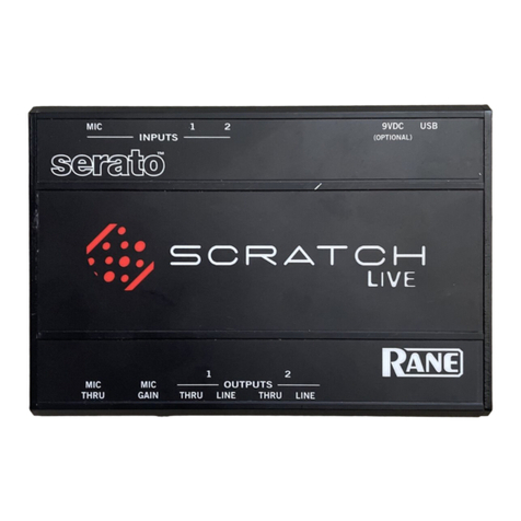 Rane serato SCRATCH LIVE quick start