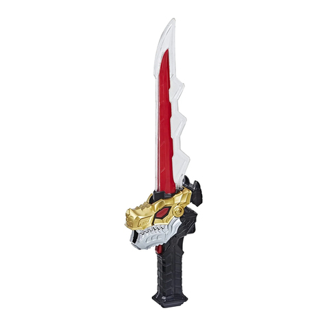 Hasbro Power Rangers Dino Fury Chromafury User manual