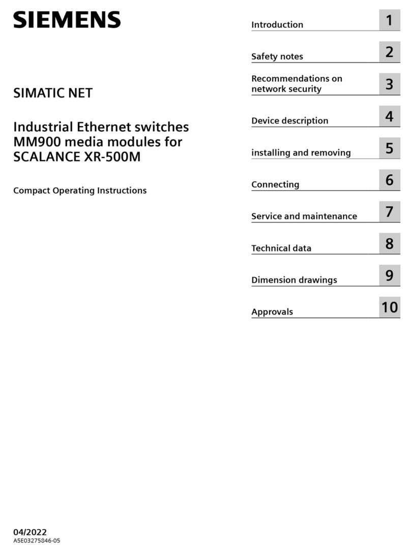 Siemens SIMATIC NET MM900 Series Compact operating instructions