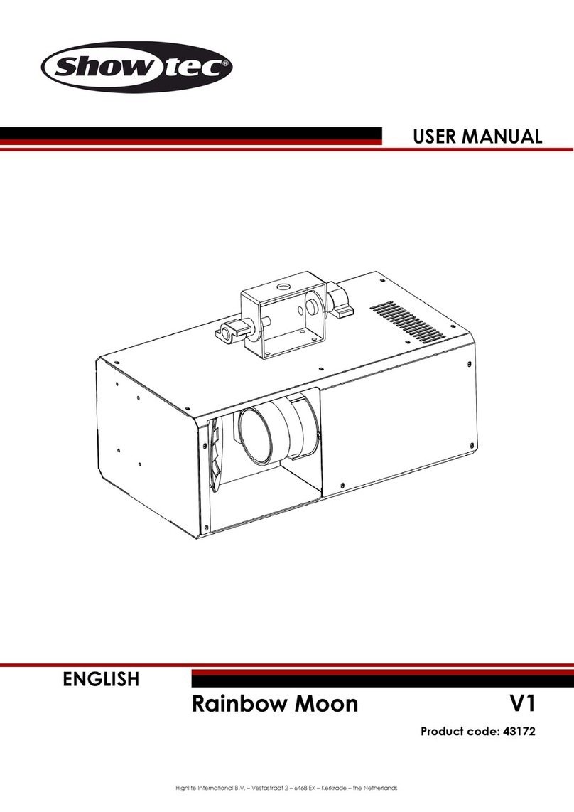 Show Tec Rainbow Moon user manual