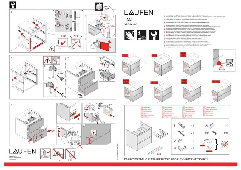 Laufen LANI H4035221122601 User manual