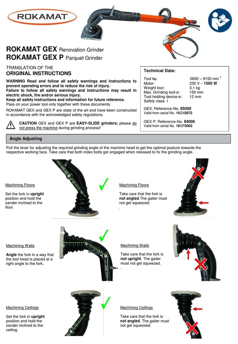 ROKAMAT GEX Translation of the original instructions