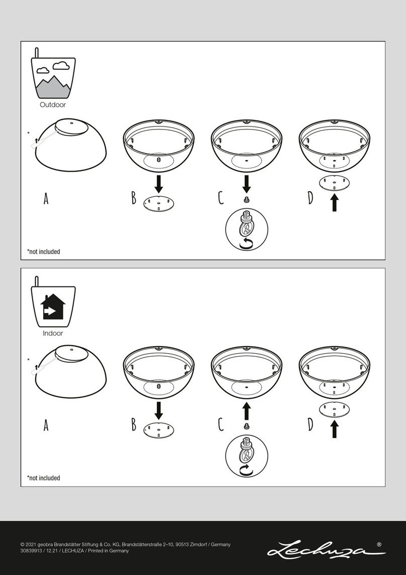 Lechuza BOLA 23 Assembling instructions