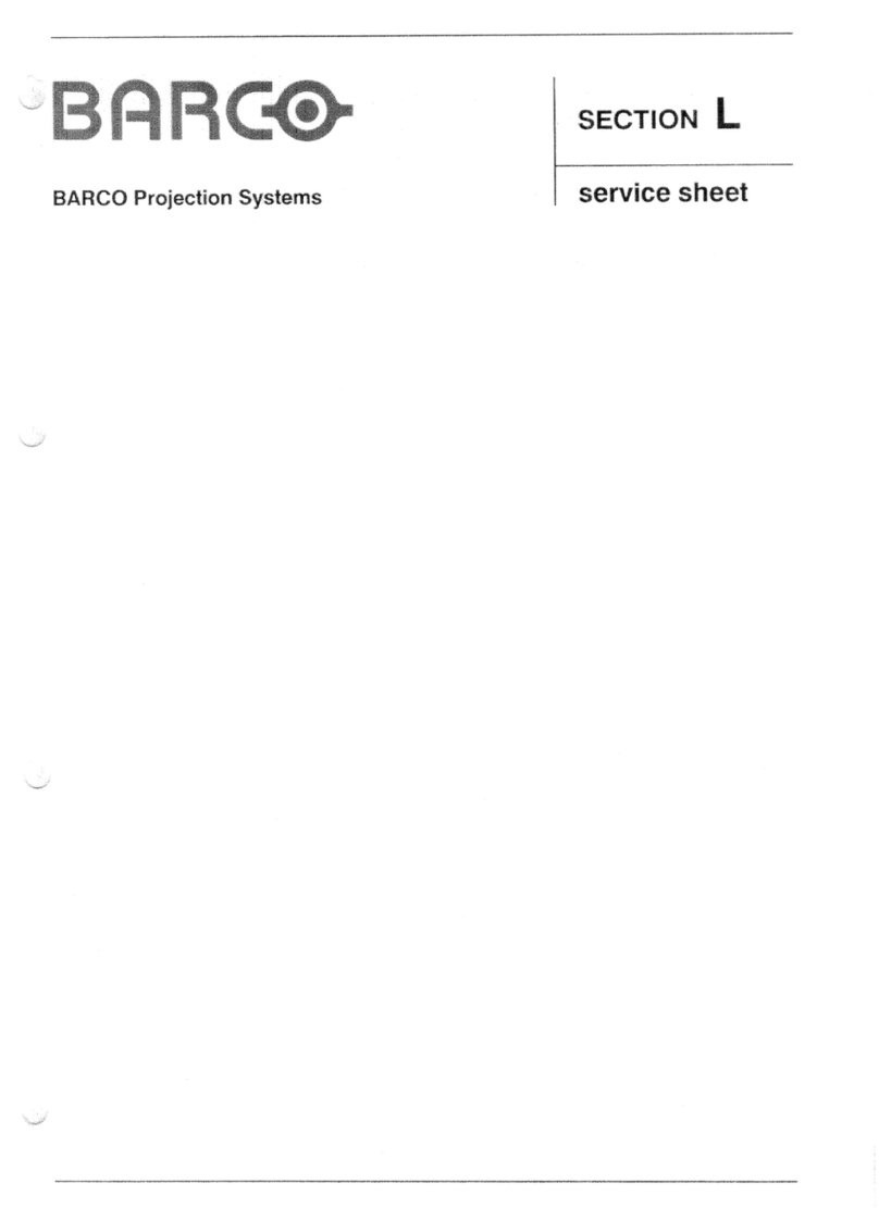 Barco R762120 User manual