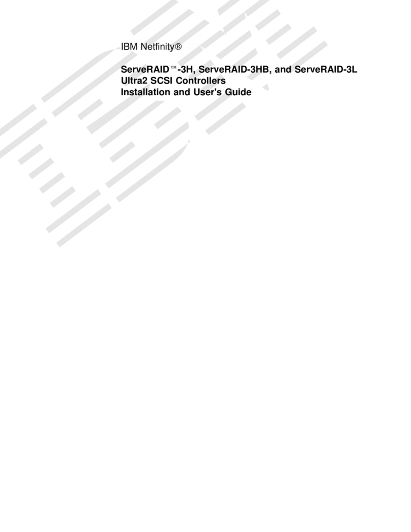 IBM Netfinity ServeRAID-3H User manual