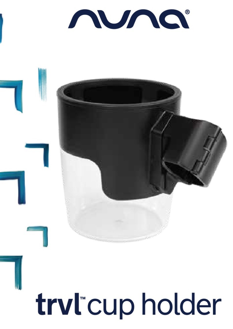 Nuna trvl cup holder User manual Nuna trvl cup holder User manual