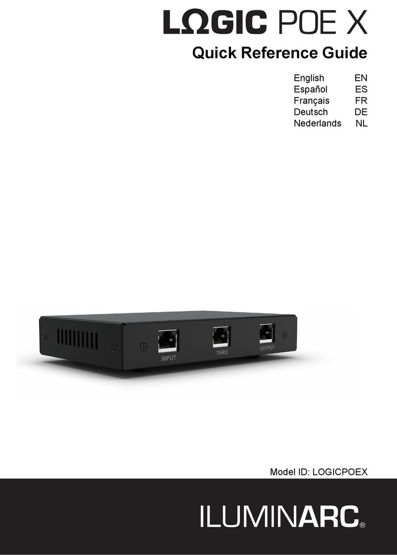 Iluminarc LOGIC POE X Quick reference guide