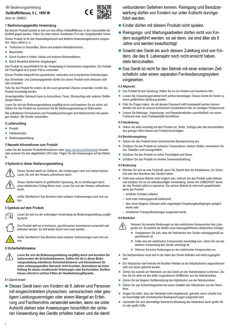 Conrad AF-B6L001 operating instructions