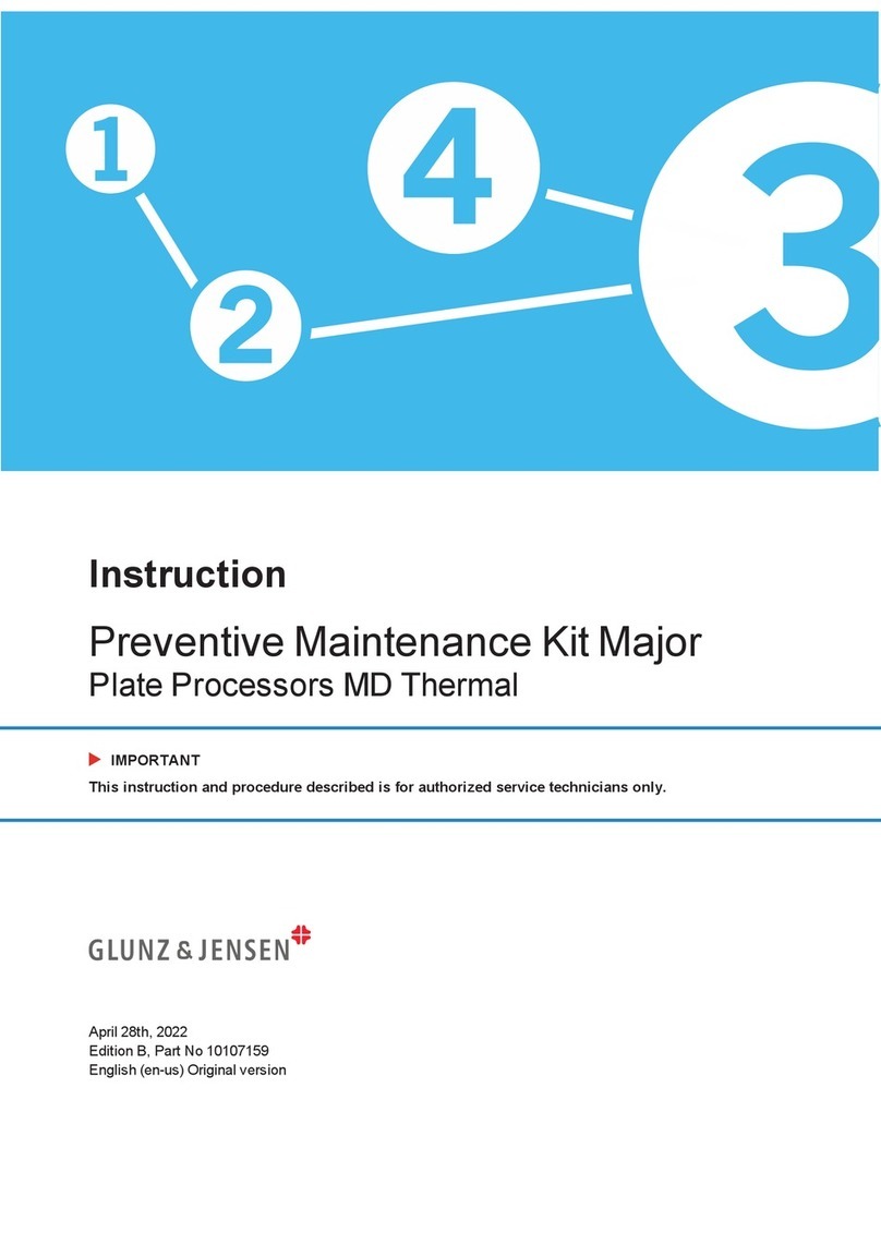 Glunz & Jensen InterPlater MD 85 Thermal instructions