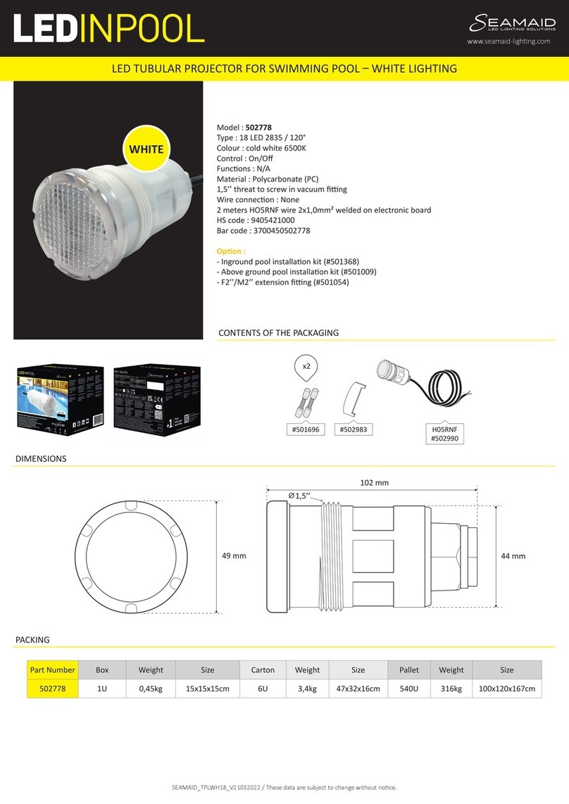 Seamaid 502778 User manual Seamaid 502778 User manual