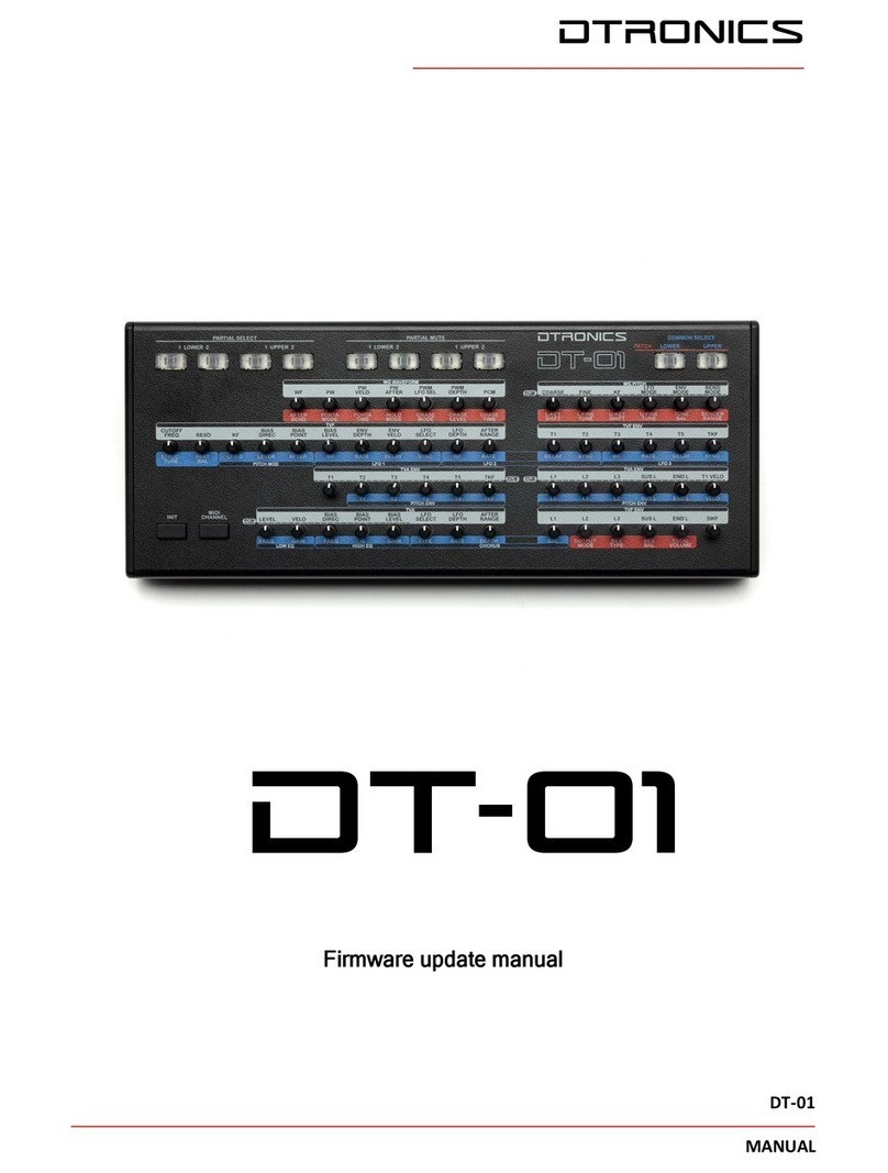 DTronics DT-01 Firmware update manual