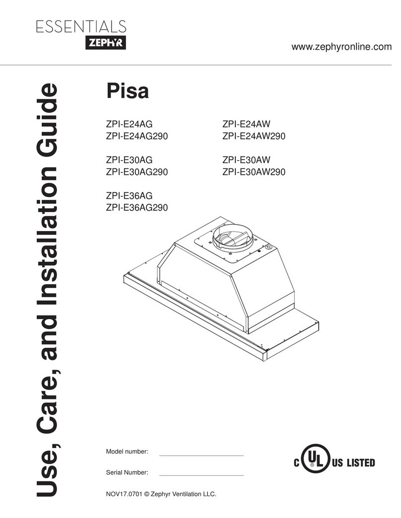 Zephyr Pisa ZPI-E24AG290 Installation guide Zephyr Pisa ZPI-E24AG290 Installation guide