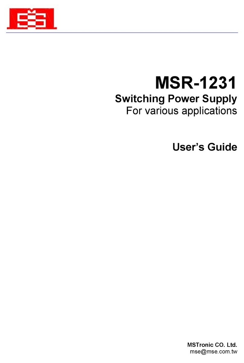 MSTRONIC MSR-1231 user guide