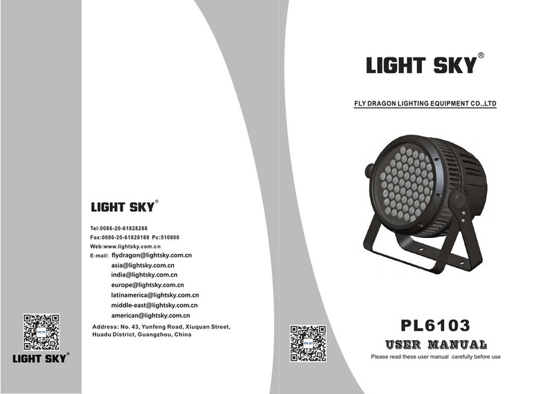 Light Sky PL6103 User manual