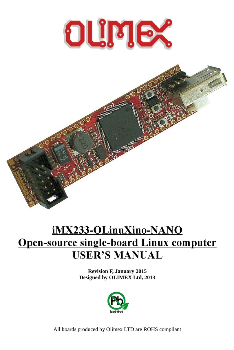 OLIMEX IMX233-OLX-NANO User manual