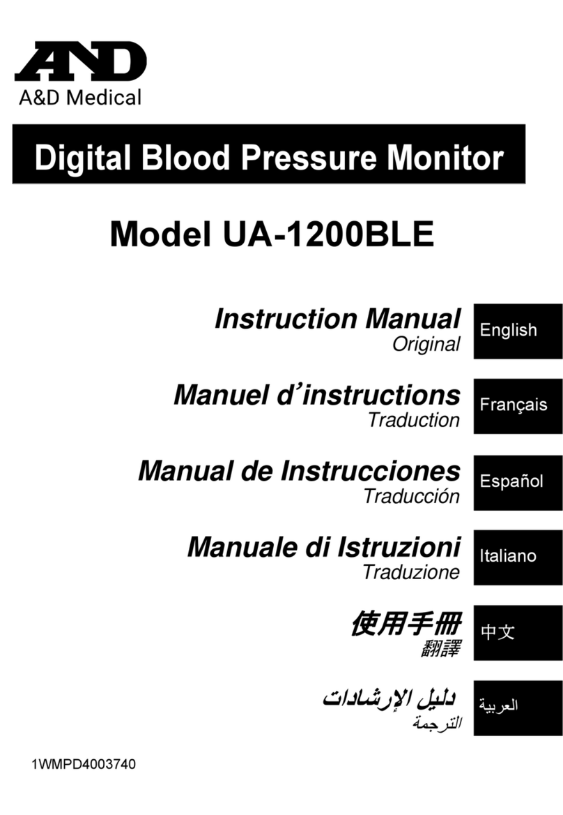 A&D UA-1200BLE User manual