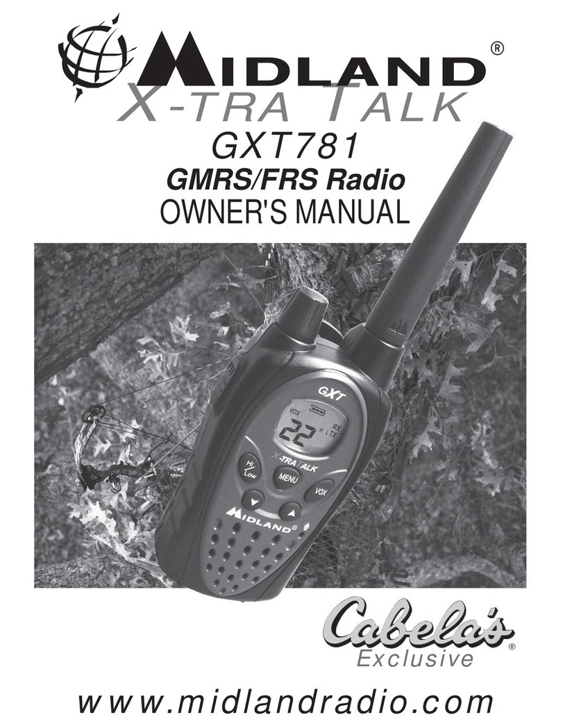 Cabela's Midland X-tra Talk GXT781 owner's manual