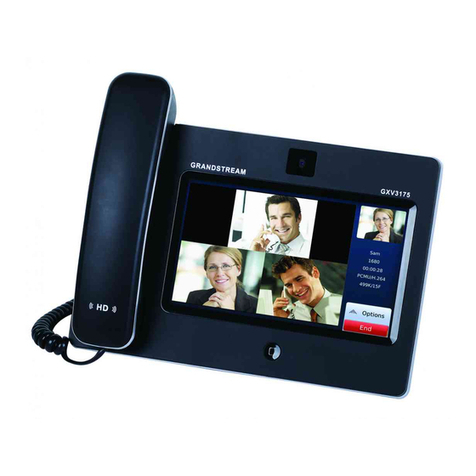 Grandstream Networks GXV3175-T User manual Grandstream Networks GXV3175-T User manual
