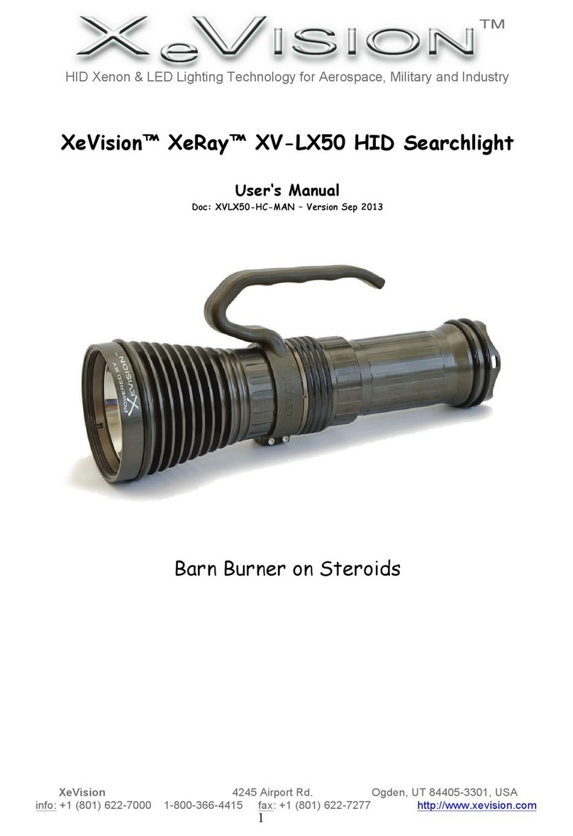 XeVision XeRay XV-LX50 User manual