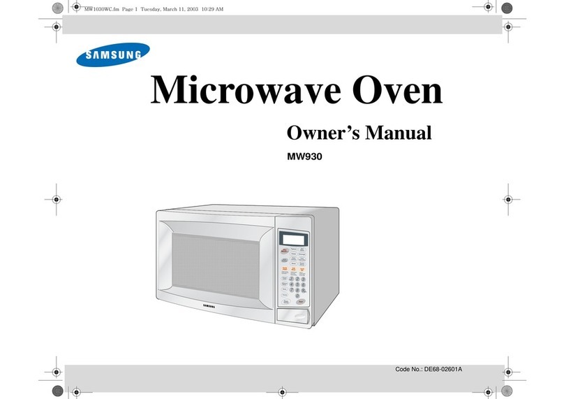 Samsung MW930 User manual