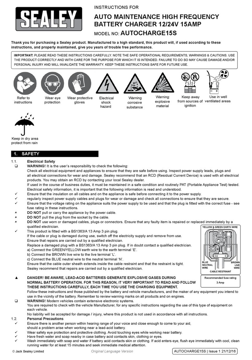 Sealey Autocharge15s User manual