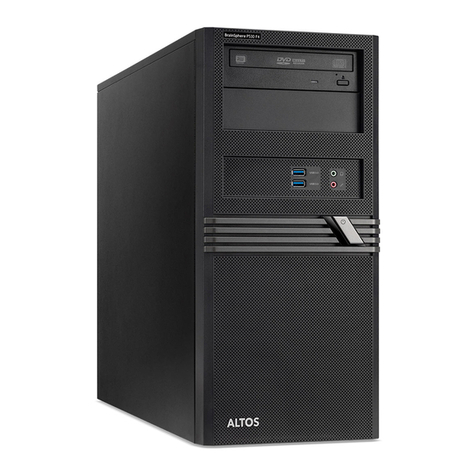 Altos BrainSphere P530 F4 User manual Altos BrainSphere P530 F4 User manual
