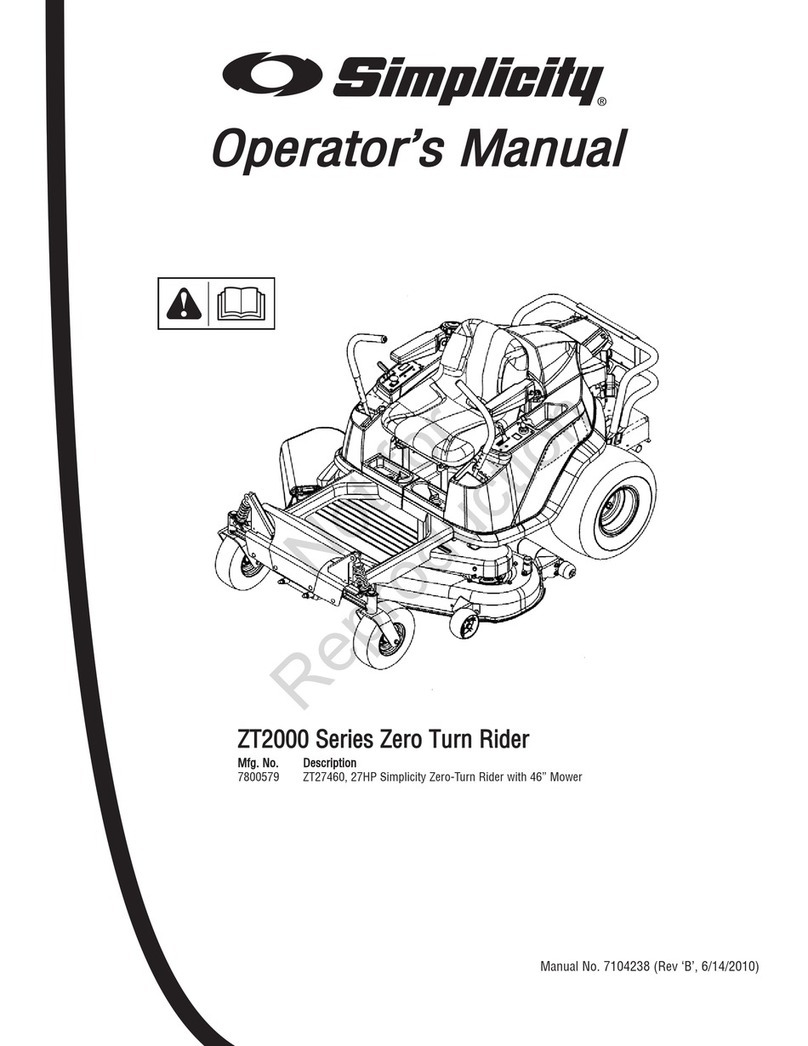 Simplicity ZT2000 Series User manual Simplicity ZT2000 Series User manual
