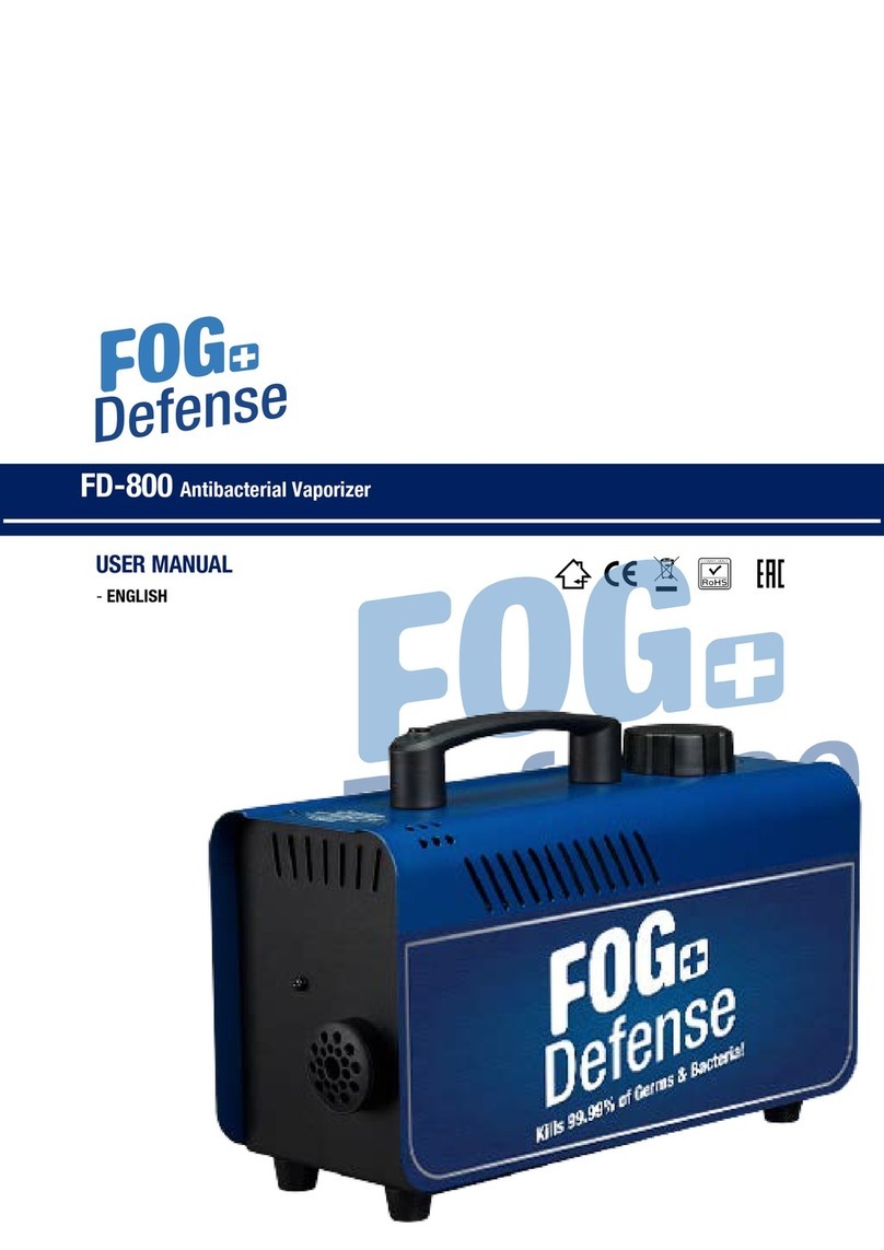 Fogdefence FD-800 user manual