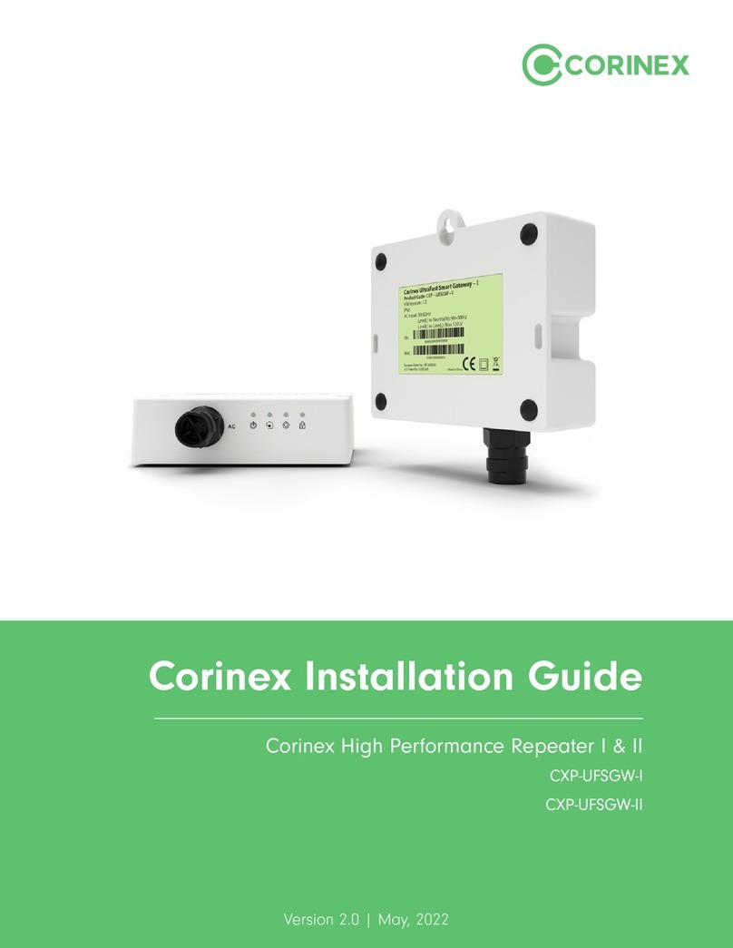 Corinex High Performance Repeater I installation guide