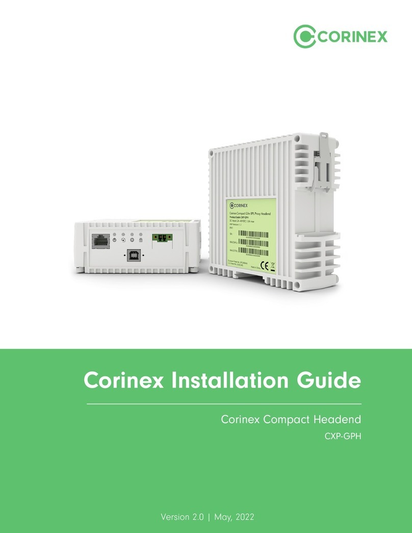 Corinex CXP-GPH installation guide