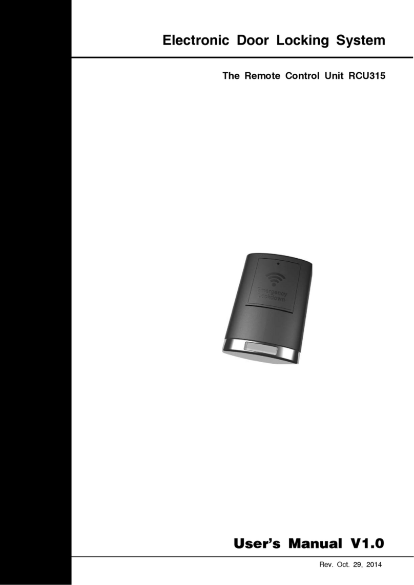 Intelligent Security RCU315 user manual