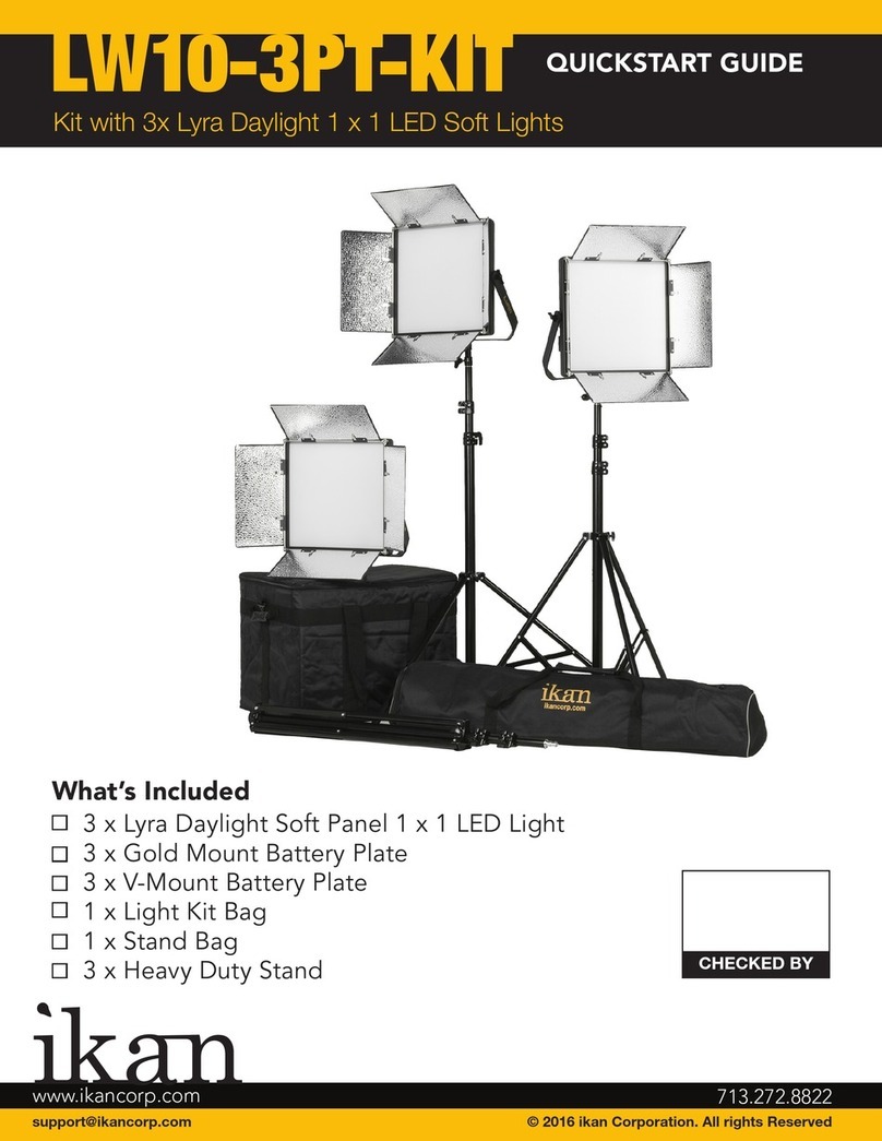 Ikan LW10-3PT-KIT quick start guide