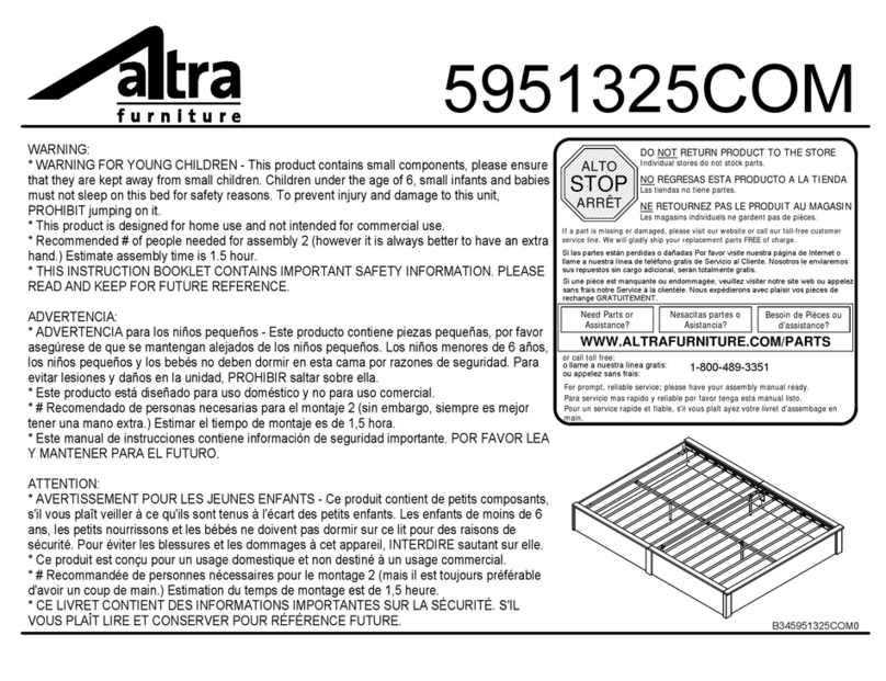 Altra furniture 5951325COM Assembly instructions