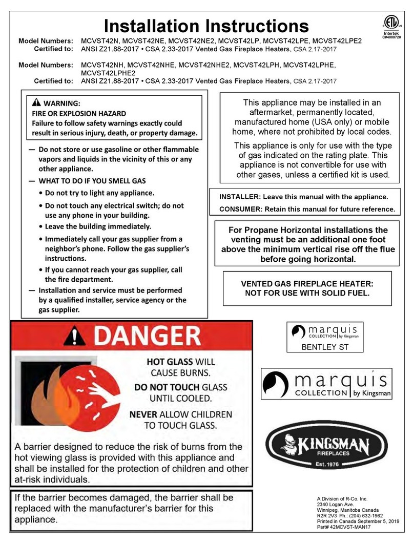 Kingsman MCVST42N User manual
